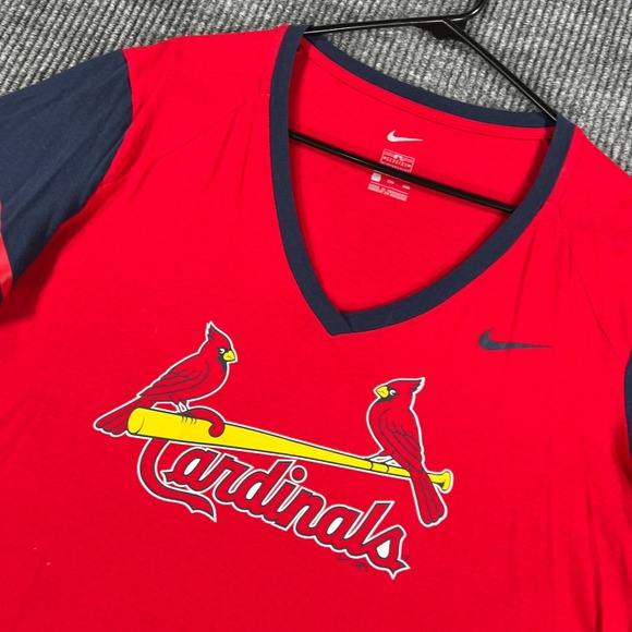 Nike Tops - St. Louis Cardinals Shirt Womens 2XL XXL Nike Red Short Sleeve MLB Baseball